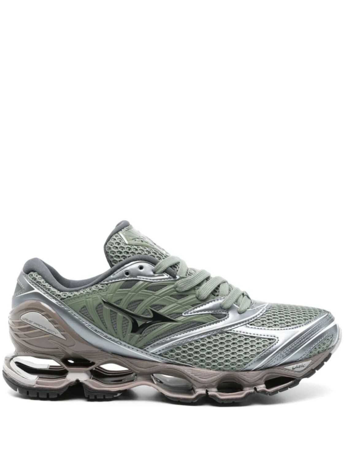 Кроссовки Mizuno Wave Prophecy LS, зеленый
Кроссовки Mizuno Wave Prophecy LS, зеленый