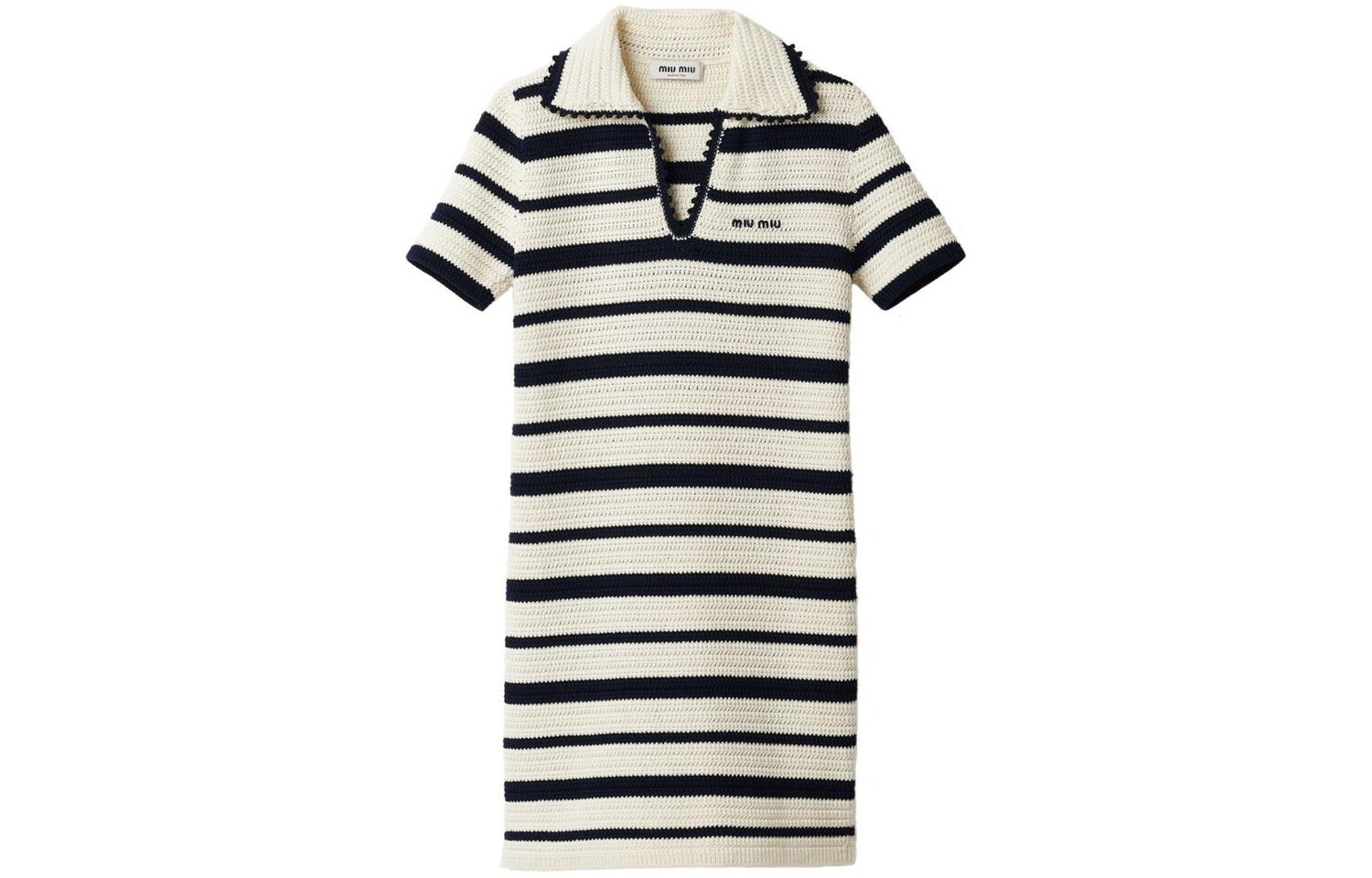 Платье Miu Miu с короткими рукавами, молочно-белый
Платье Miu Miu с короткими рукавами, молочно-белый