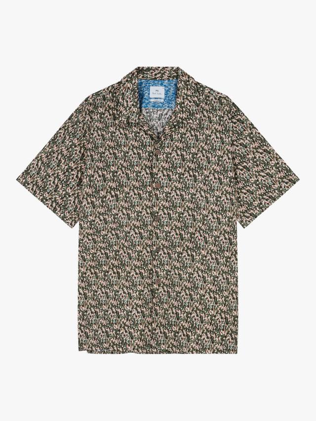 Хлопковая рубашка Regular Fit с абстрактным текстурным принтом Paul Smith, Green
Хлопковая рубашка Regular Fit с абстрактным текстурным принтом Paul Smith, Green