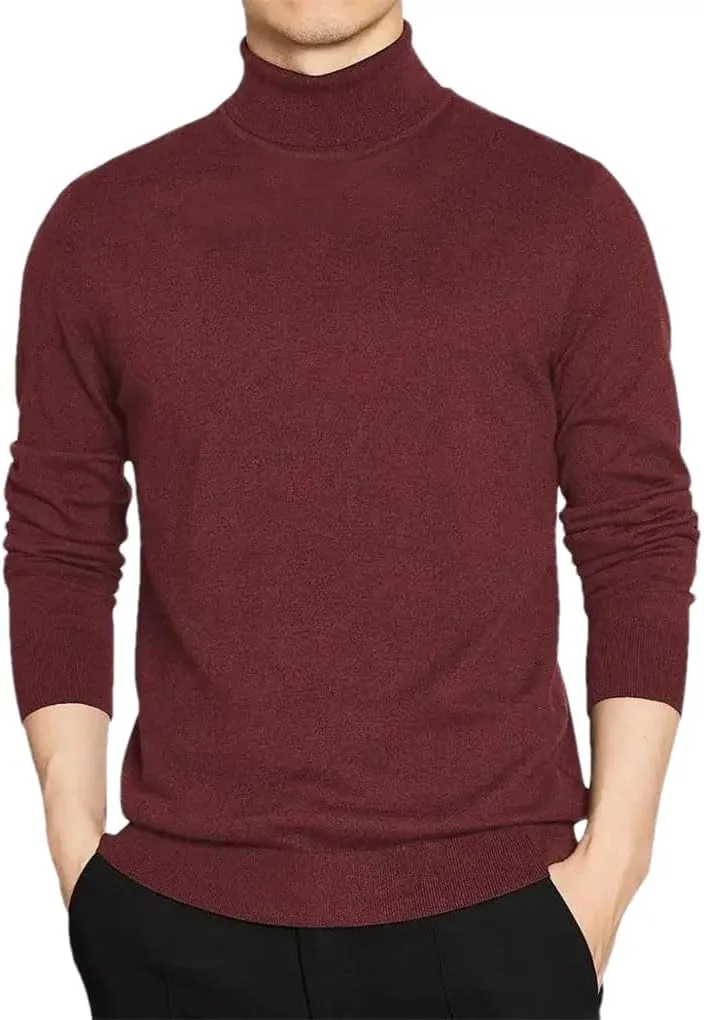 Мужской базовый однотонный водолазный теплый свободный свитер
Мужской базовый однотонный водолазный теплый свободный свитер