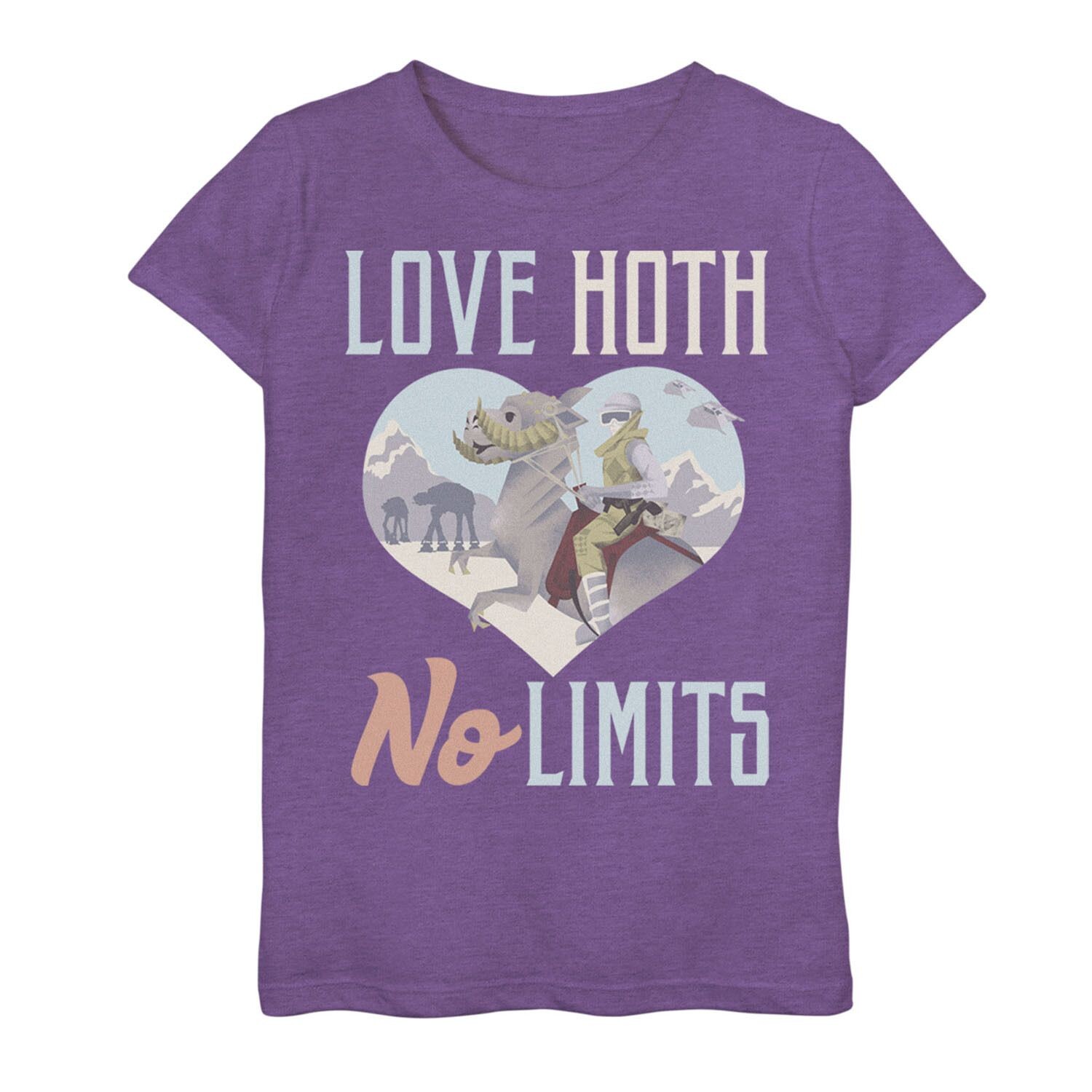 Футболка с рисунком «Love Hoth No Limits» для девочек 7–16 лет «Звездные войны» Star Wars
Футболка с рисунком «Love Hoth No Limits» для девочек 7–16 лет «Звездные войны» Star Wars
