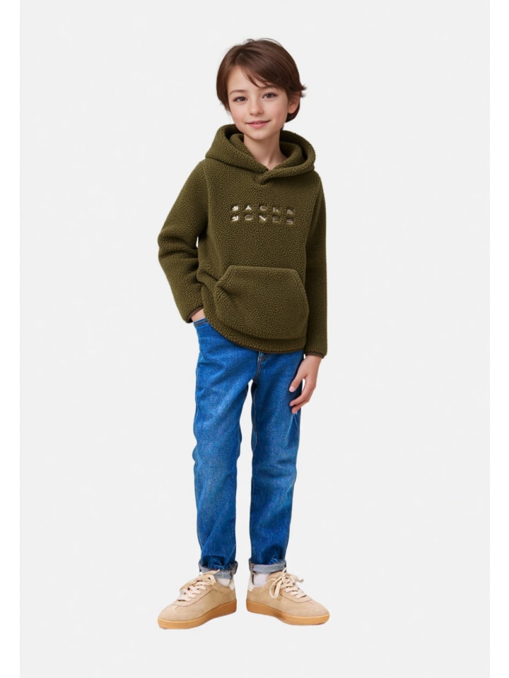 JACK & JONES Junior Худи 'Flare Teddy' зеленого цвета
JACK & JONES Junior Худи 'Flare Teddy' зеленого цвета