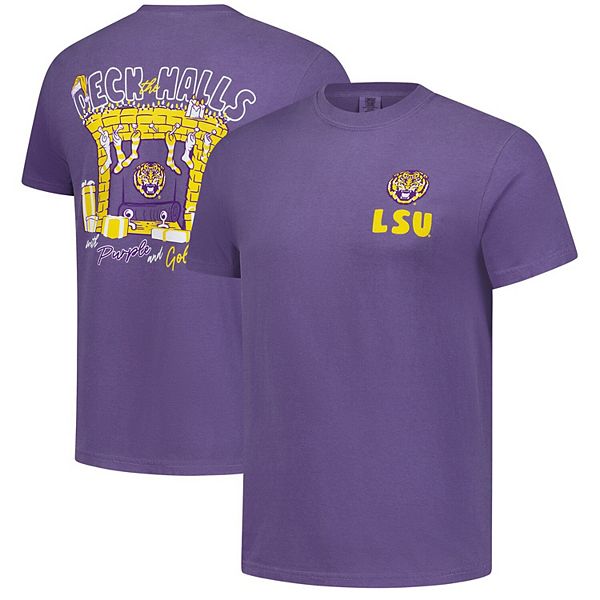 Мужская фиолетовая футболка lsu tigers deck the halls comfort colors Image One
Мужская фиолетовая футболка lsu tigers deck the halls comfort colors Image One