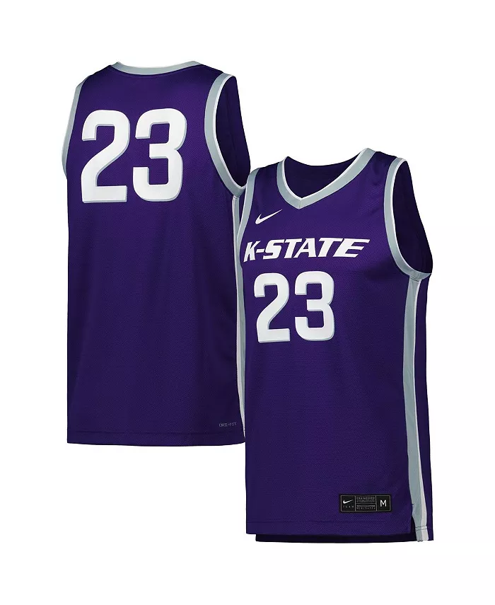 Мужская баскетбольная майка Kansas State Wildcats №23 Nike, фиолетовый
Мужская баскетбольная майка Kansas State Wildcats №23 Nike, фиолетовый