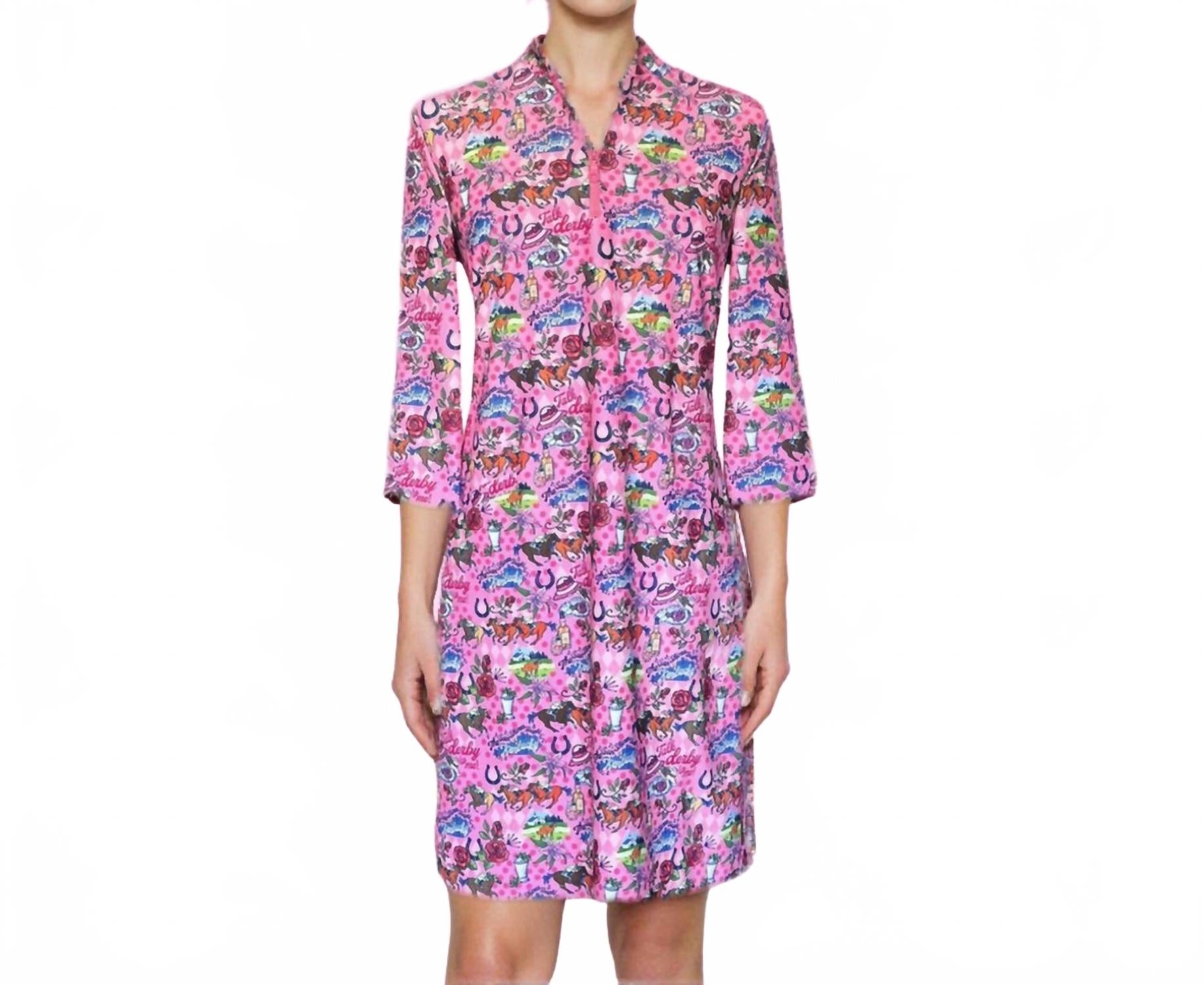 Doral платье-поло с рукавом 3/4 и принтом Talk Derby To Me Katherine Way, Talk Derby To Me Souvenir Print
Doral платье-поло с рукавом 3/4 и принтом Talk Derby To Me Katherine Way, Talk Derby To Me Souvenir Print