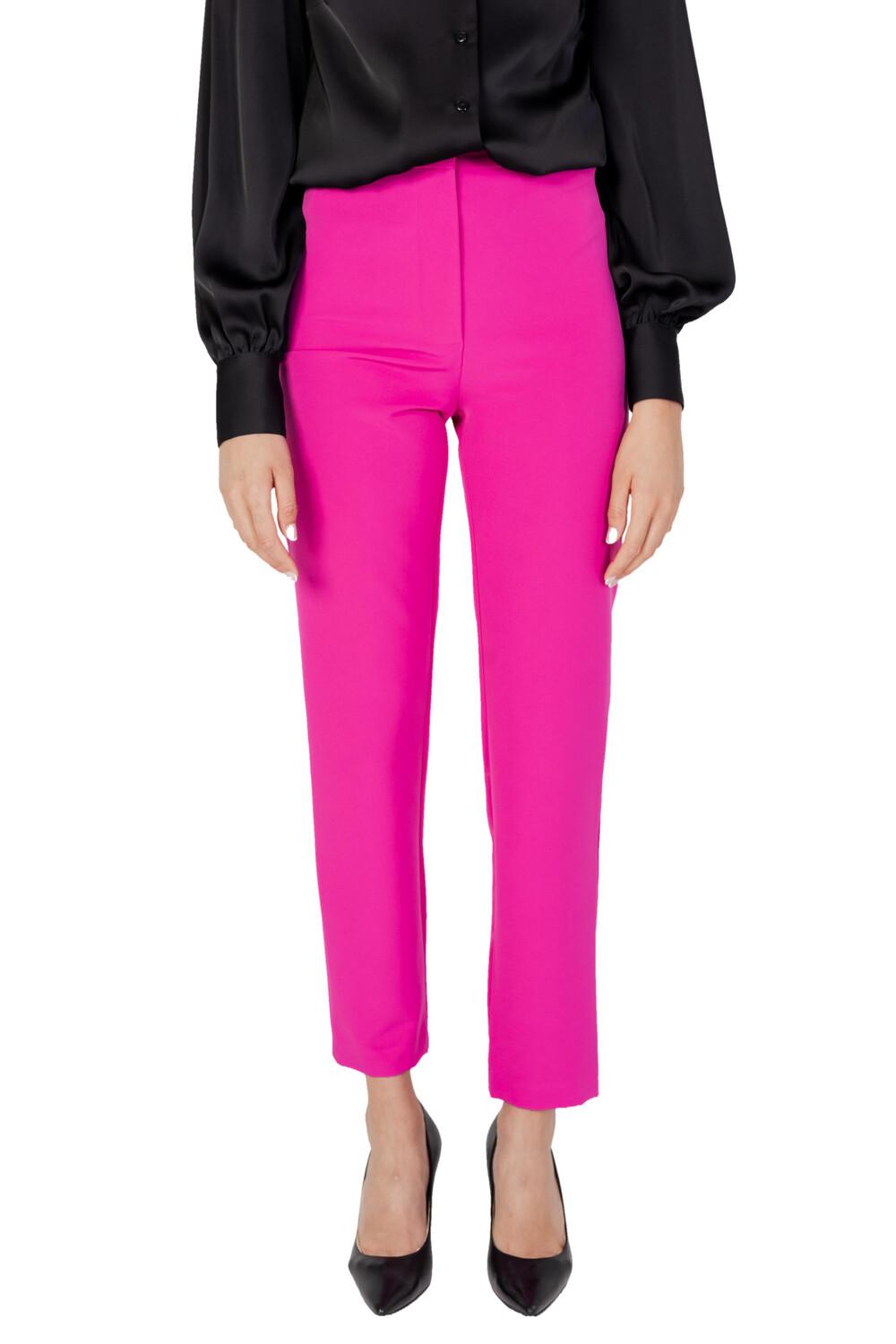 Брюки женские Silence укороченные, фуксия
Брюки женские Silence укороченные, фуксия