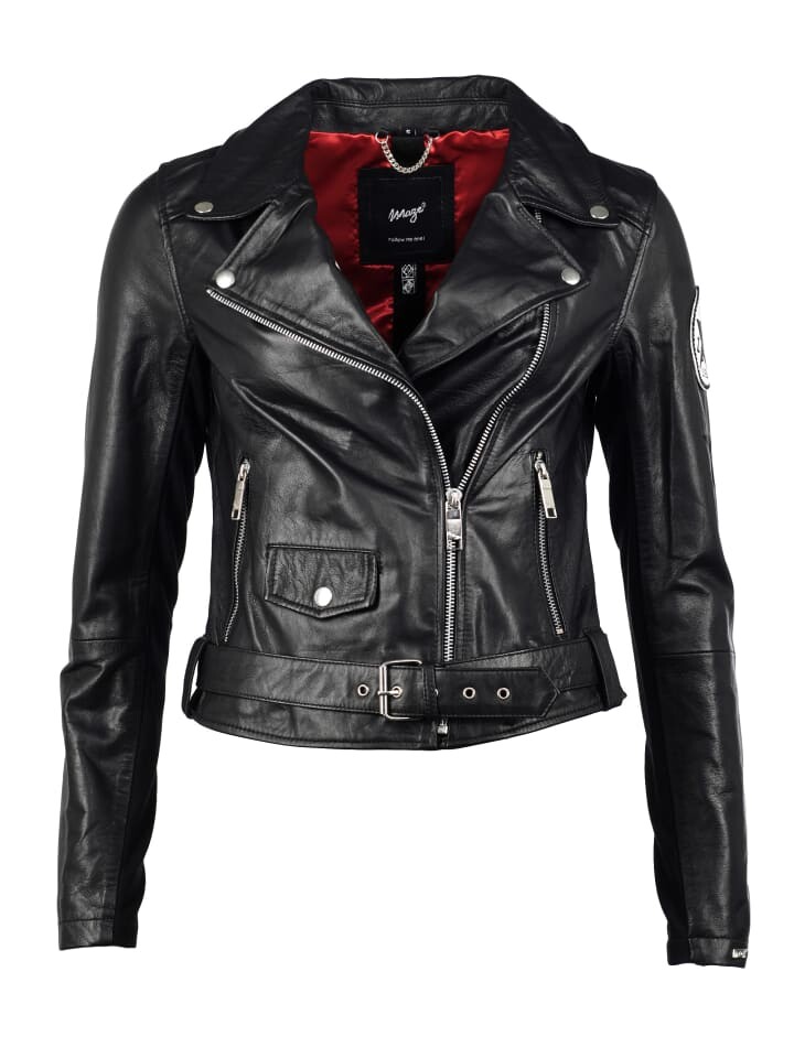 Кожаная куртка Maze Cypress, черный/белый
Кожаная куртка Maze Cypress, черный/белый