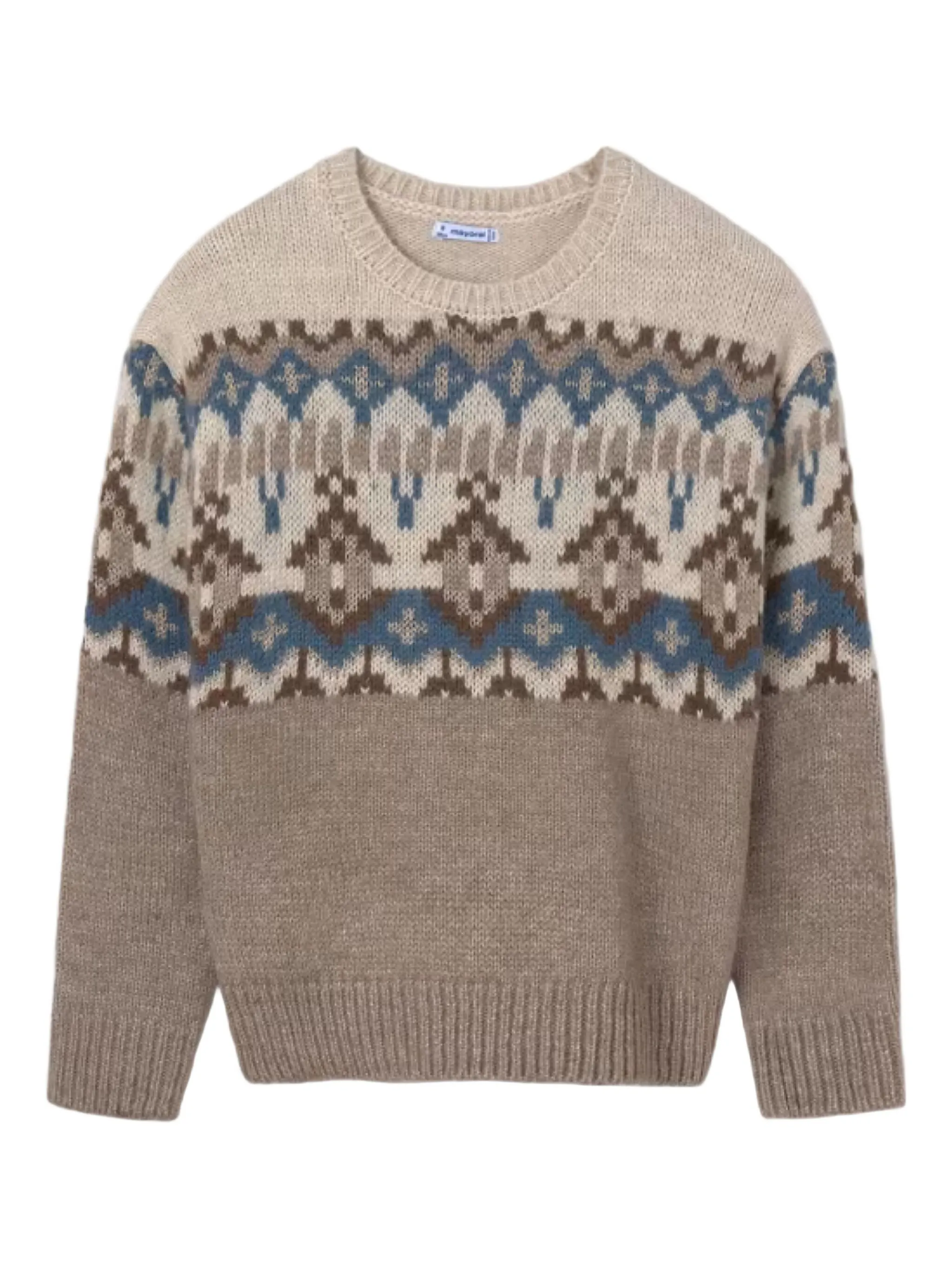 Свитер с длинными рукавами Mayoral, бежевый
Свитер с длинными рукавами Mayoral, бежевый