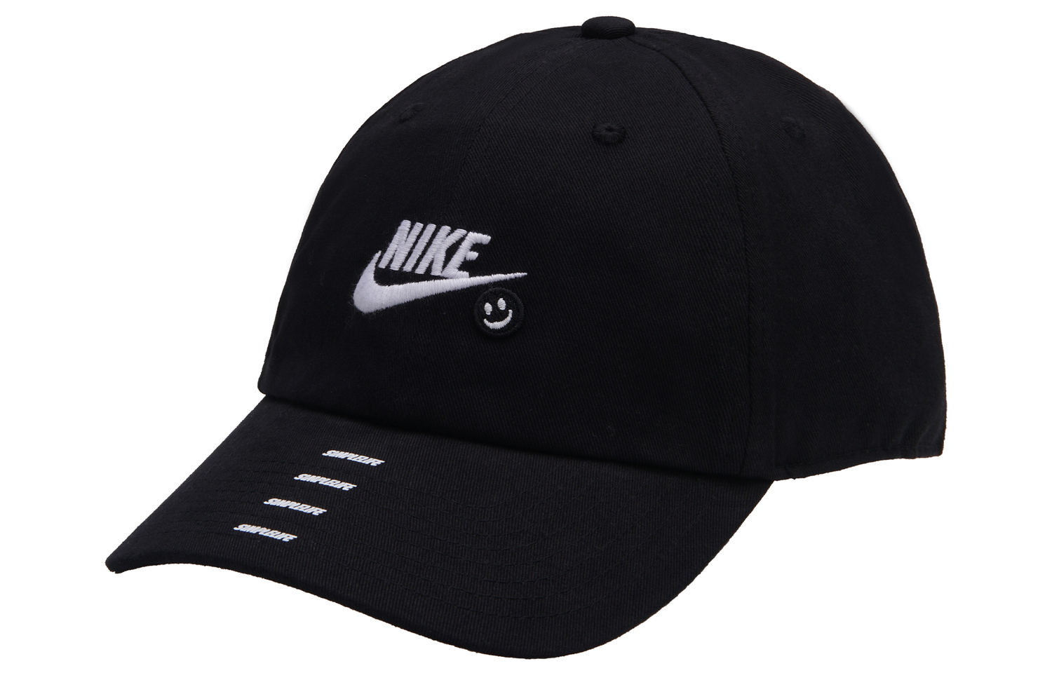 Nike Хлопковая бейсболка унисекс, черный
Nike Хлопковая бейсболка унисекс, черный