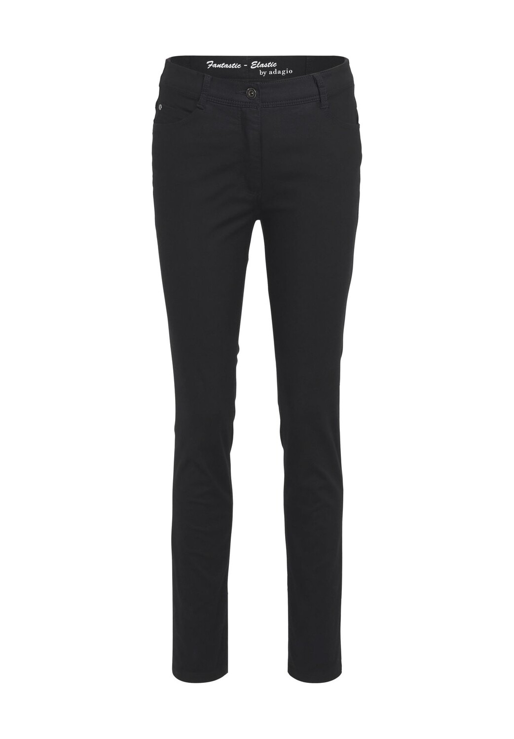 Брюки из ткани Джюль, суперстрейч, 5 карманов, женские Adagio, черный
Брюки из ткани Джюль, суперстрейч, 5 карманов, женские Adagio, черный