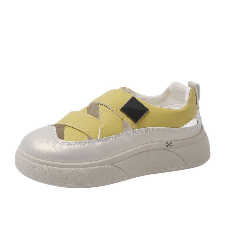 Детские сандалии с низким голенищем для подростков YUZHAOLIN, желтый 
Детские сандалии с низким голенищем для подростков YUZHAOLIN, желтый