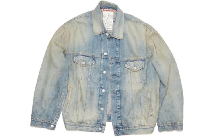 Джинсовая куртка серии Tannin FW23 унисекс светло-голубого цвета Acne Studios
Джинсовая куртка серии Tannin FW23 унисекс светло-голубого цвета Acne Studios