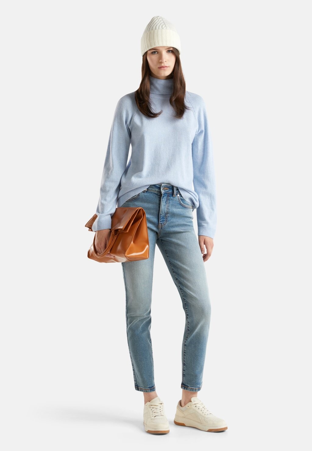 Джинсы узкого кроя HIGH-WAISTED United Colors of Benetton, синий
Джинсы узкого кроя HIGH-WAISTED United Colors of Benetton, синий