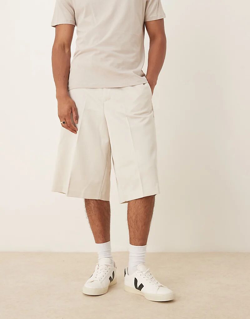 Элегантные шорты-бермуды ASOS DESIGN свободного кроя цвета песочного с эластичной талией
Элегантные шорты-бермуды ASOS DESIGN свободного кроя цвета песочного с эластичной талией