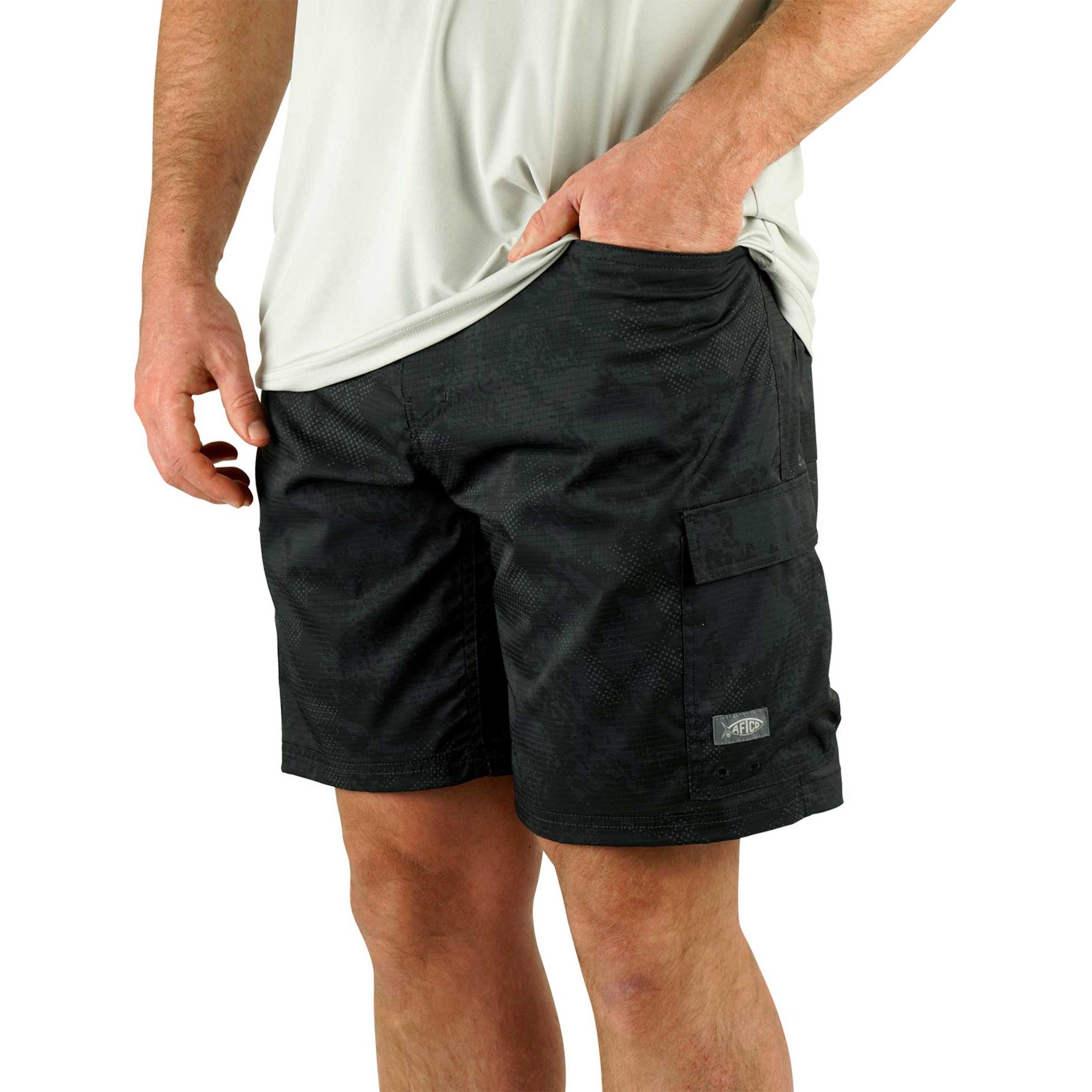 Мужские камуфляжные шорты для матроса AFTCO, Black Storm Camo
Мужские камуфляжные шорты для матроса AFTCO, Black Storm Camo