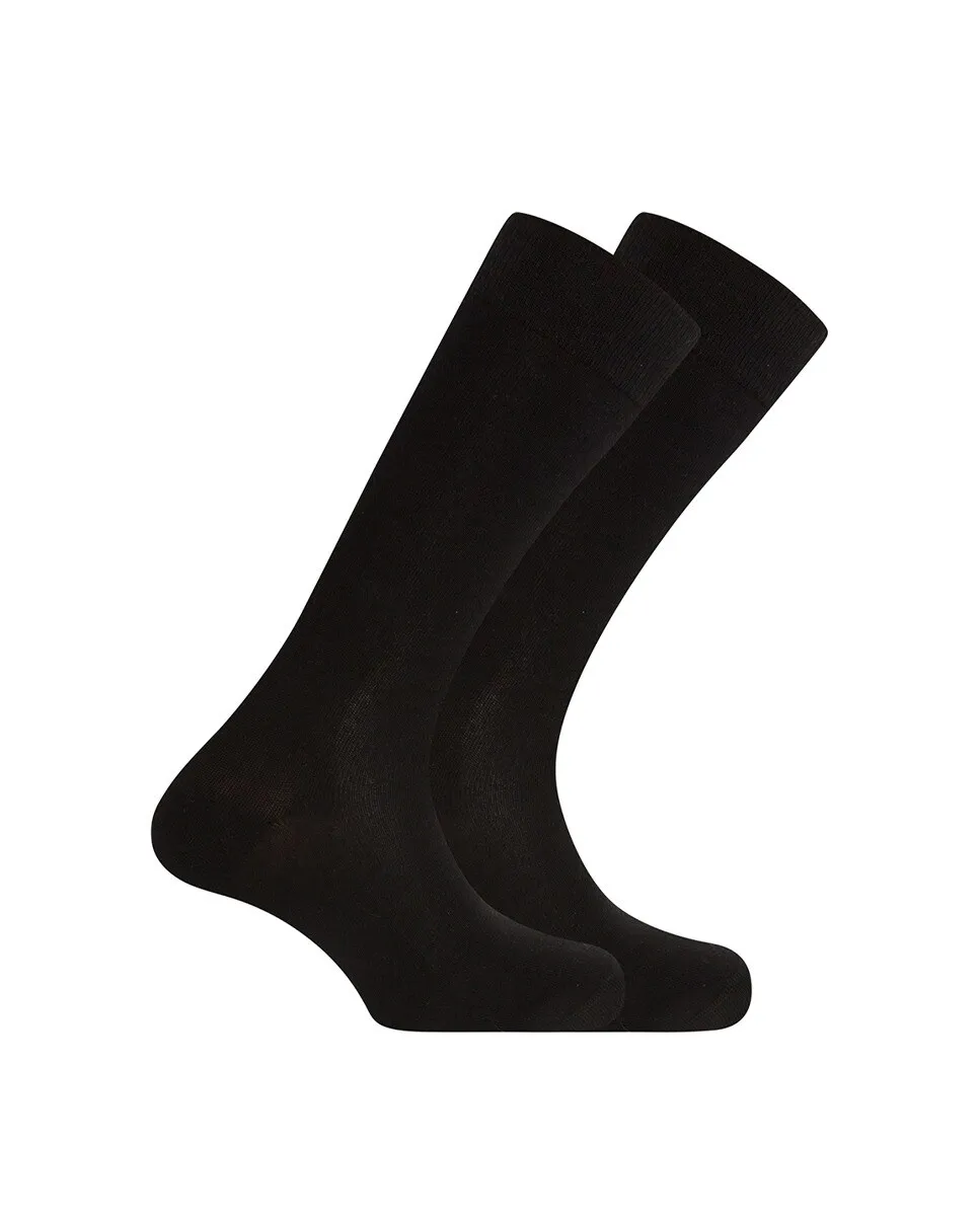 Набор из 2 пар однотонных мужских носков Punto Blanco из органического хлопка, черный
Набор из 2 пар однотонных мужских носков Punto Blanco из органического хлопка, черный