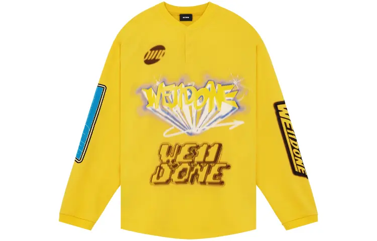 WE11DONE Футболка унисекс желтая, Желтый, WE11DONE Футболка унисекс желтая
WE11DONE Футболка унисекс желтая, Желтый, WE11DONE Футболка унисекс желтая