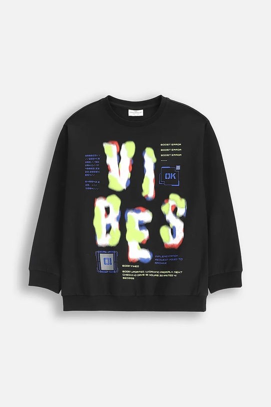 Детская хлопковая толстовка Coccodrillo, черный
Детская хлопковая толстовка Coccodrillo, черный