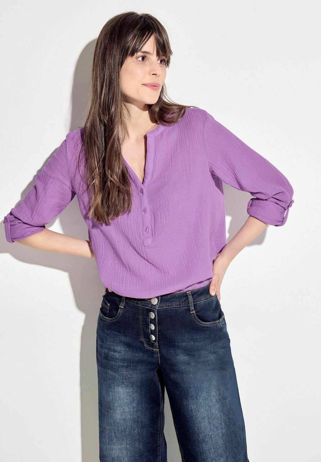 Блузка Cecil, фиолетовый 
Блузка Cecil, фиолетовый