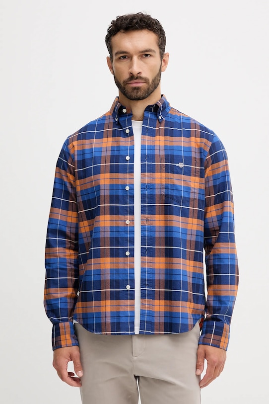 Хлопковая рубашка Gant, синий
Хлопковая рубашка Gant, синий