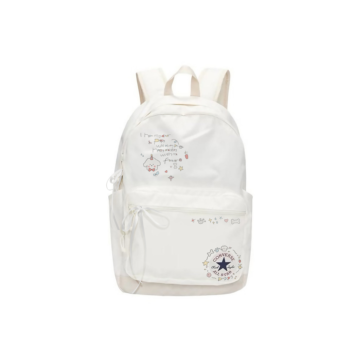 Converse Полиэстеровый рюкзак обычный унисекс белый, White
Converse Полиэстеровый рюкзак обычный унисекс белый, White