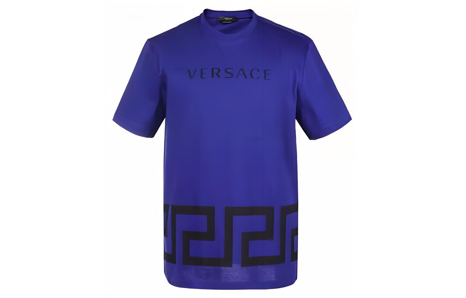Футболка мужская темно-синяя VERSACE 
Футболка мужская темно-синяя VERSACE