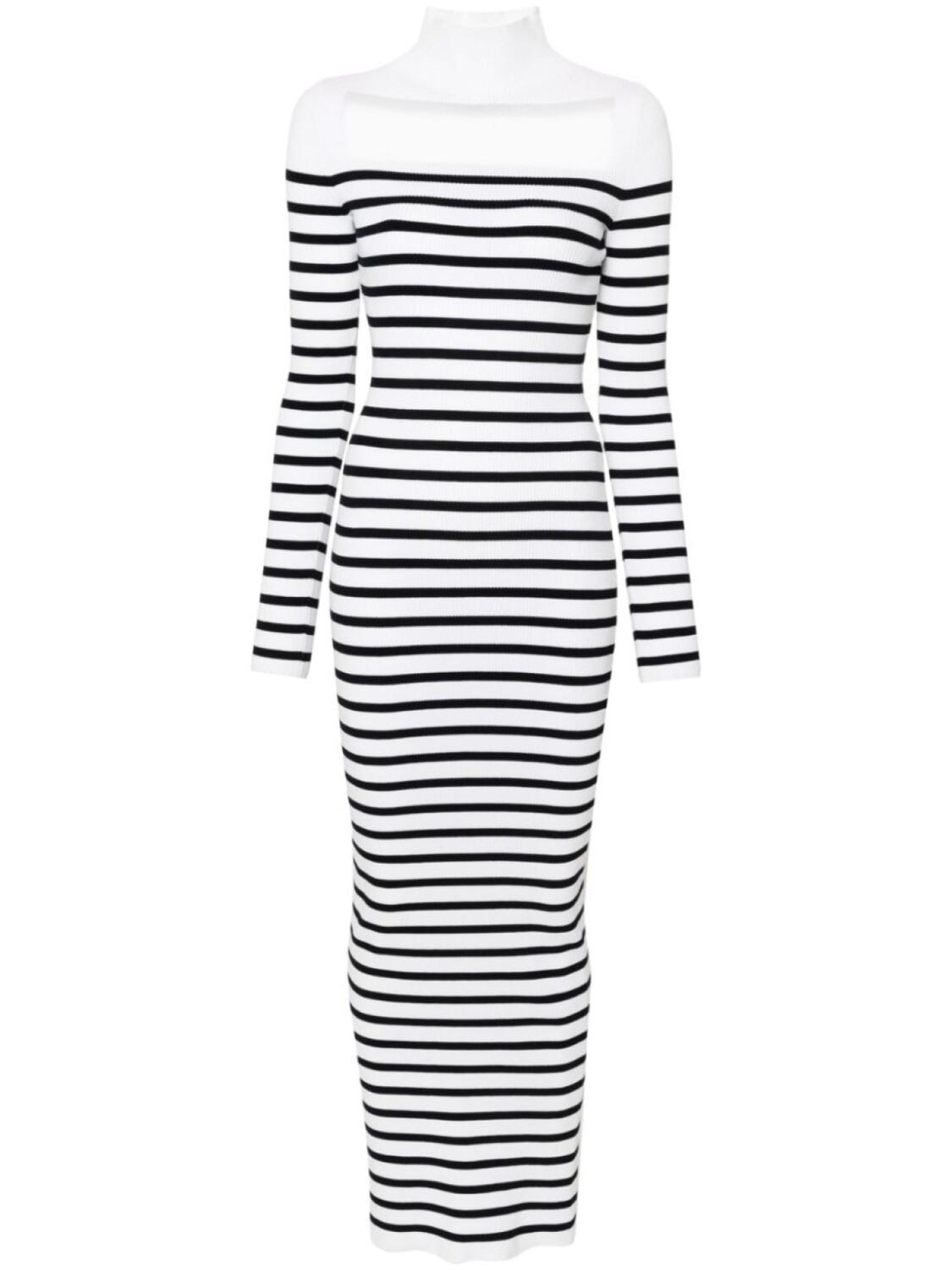 Jean Paul Gaultier полосатое платье макси в рубчик, белый
Jean Paul Gaultier полосатое платье макси в рубчик, белый