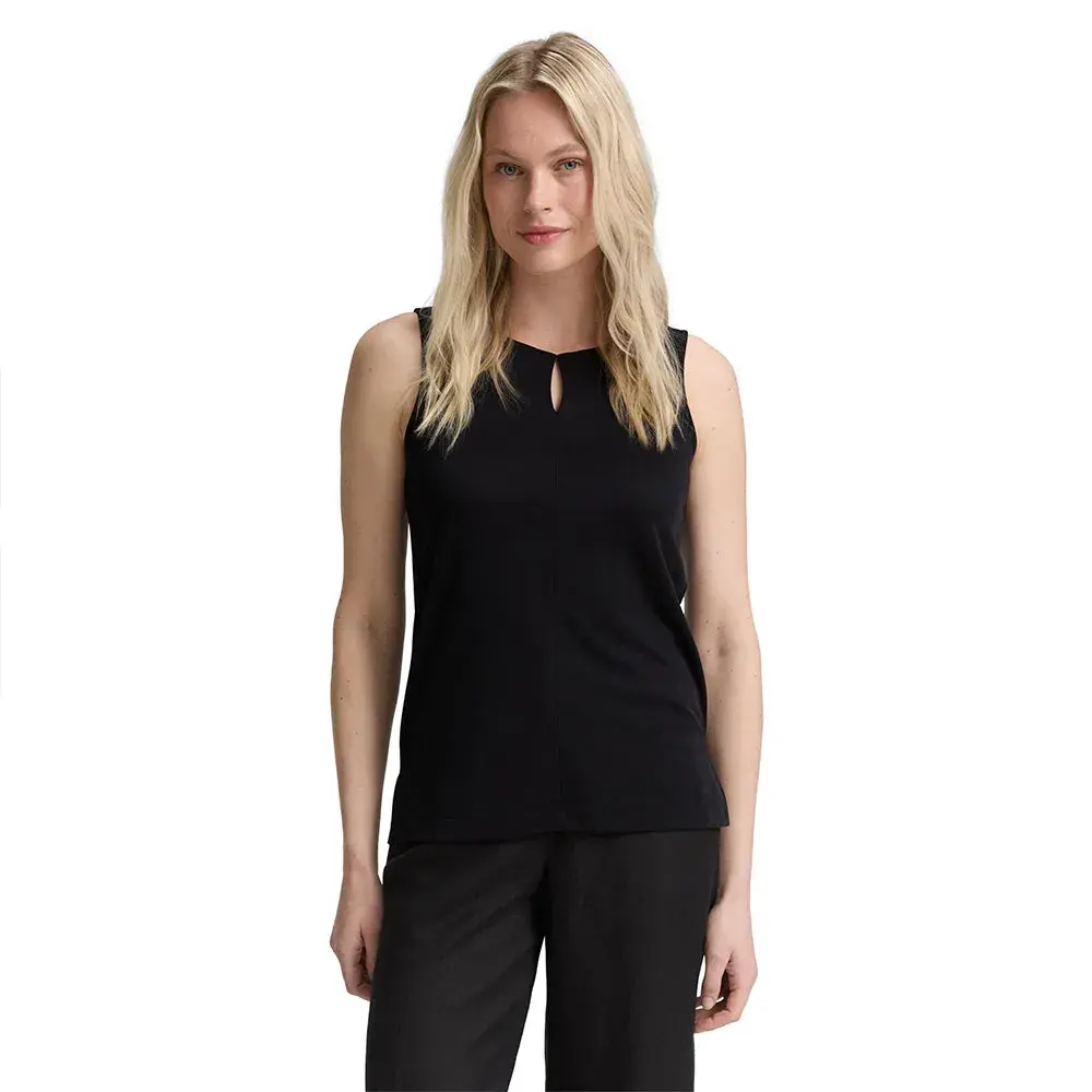 Футболка без рукавов Tom Tailor Fabric Mix Crew Neck, черный
Футболка без рукавов Tom Tailor Fabric Mix Crew Neck, черный