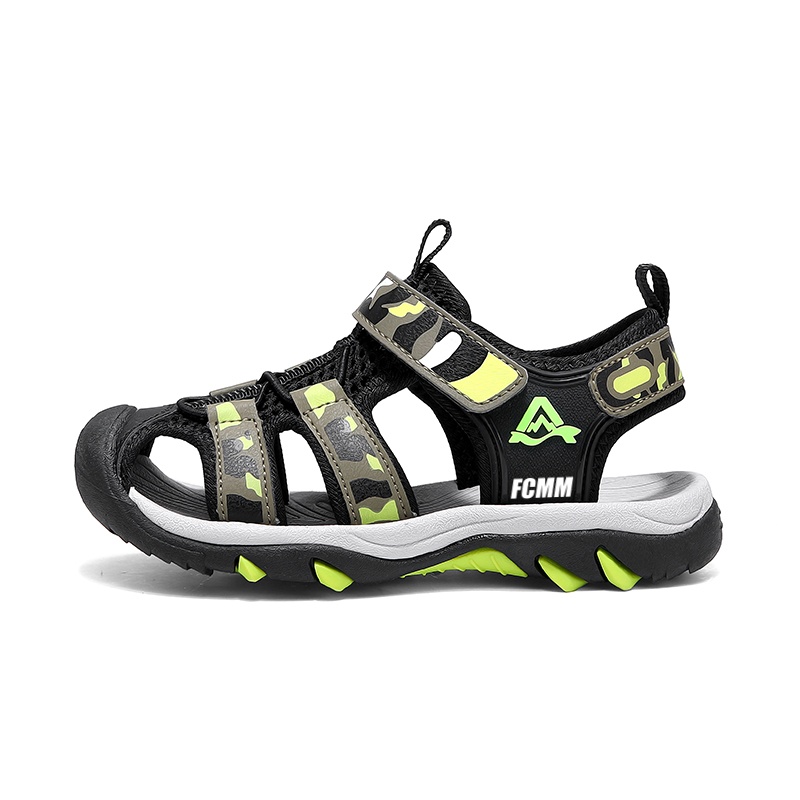 Детские сандалии с нескользящей подошвой FCMM, зеленый
Детские сандалии с нескользящей подошвой FCMM, зеленый
