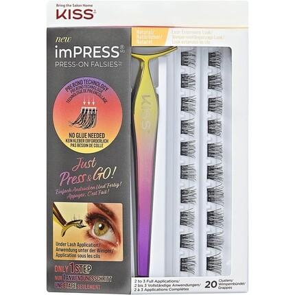 KISS imPRESS Набор накладных ресниц Natural Black
KISS imPRESS Набор накладных ресниц Natural Black