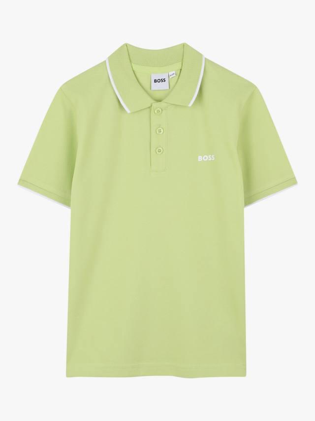 Детская хлопковая поло BOSS с контрастной отделкой HUGO BOSS, Lime
Детская хлопковая поло BOSS с контрастной отделкой HUGO BOSS, Lime