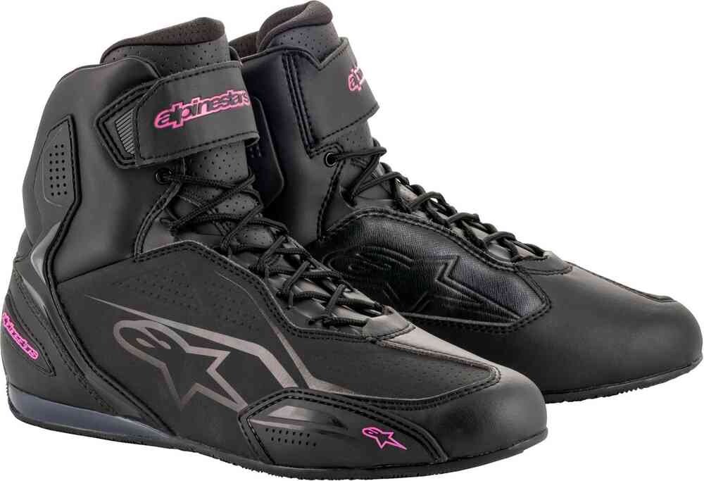 Stella Faster-3 Женская мотоциклетная обувь Alpinestars, черный/розовый
Stella Faster-3 Женская мотоциклетная обувь Alpinestars, черный/розовый