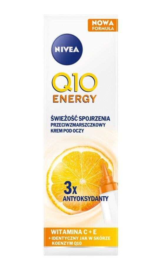 Nivea Q10 Energy Świeżość Spojrzenia крем для глаз, 15 ml
Nivea Q10 Energy Świeżość Spojrzenia крем для глаз, 15 ml