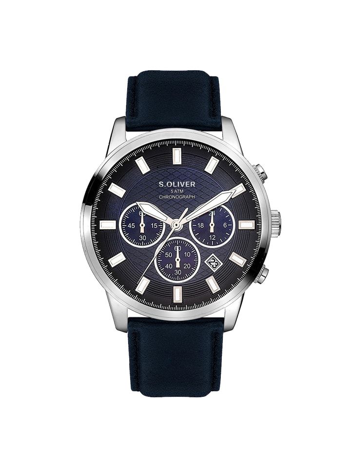 s.Oliver Классические и элегантные наручные часы синего цвета
s.Oliver Классические и элегантные наручные часы синего цвета