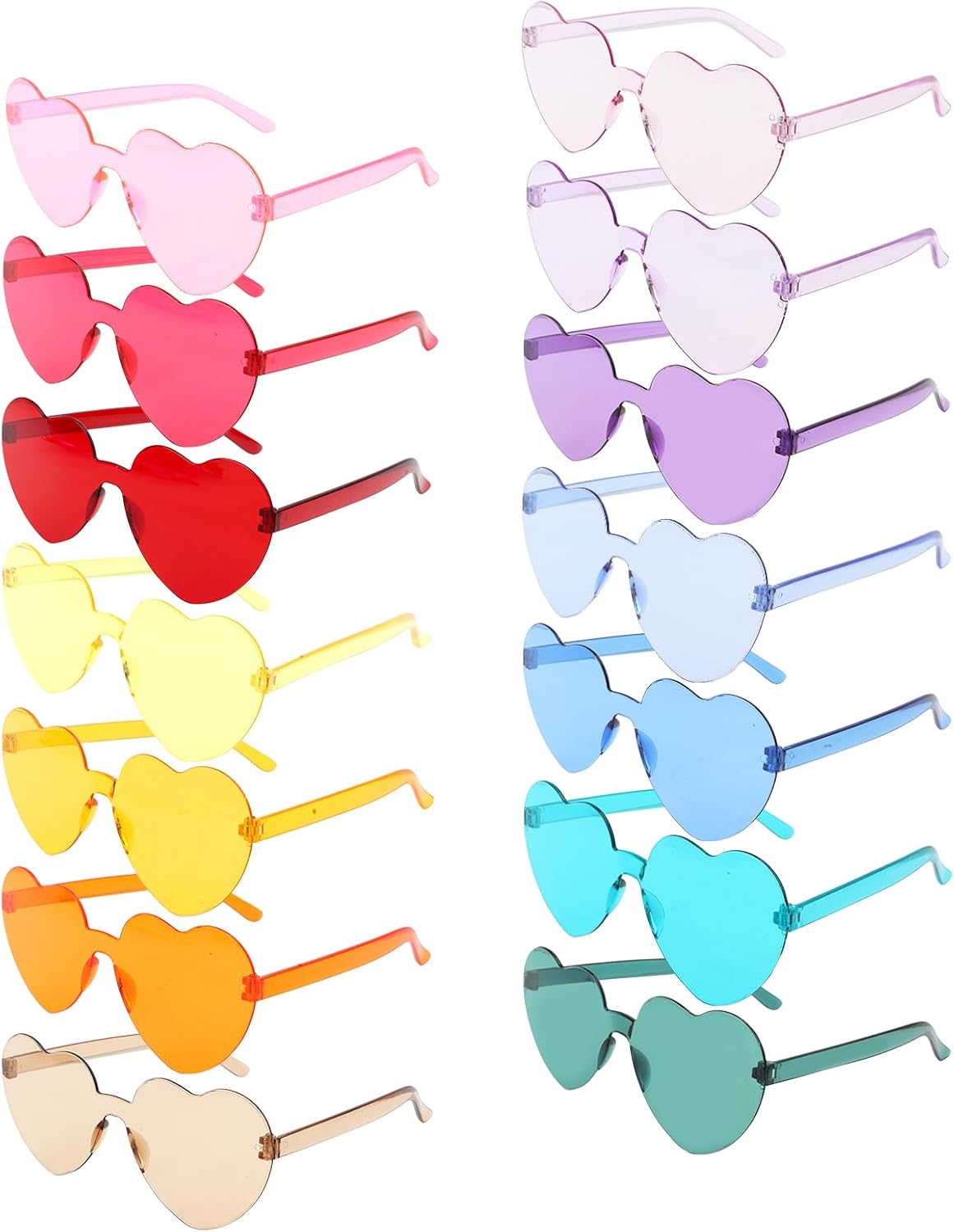 Набор из 14 солнцезащитных очков в форме сердца для женщин. Очки для вечеринки в форме сердца, для девичника, подружки невесты, в качестве подарков на День святого Валентина ACO-UINT, Colorful
Набор из 14 солнцезащитных очков в форме сердца для женщин. Очки для вечеринки в форме сердца, для девичника, подружки невесты, в качестве подарков на День святого Валентина ACO-UINT, Colorful
