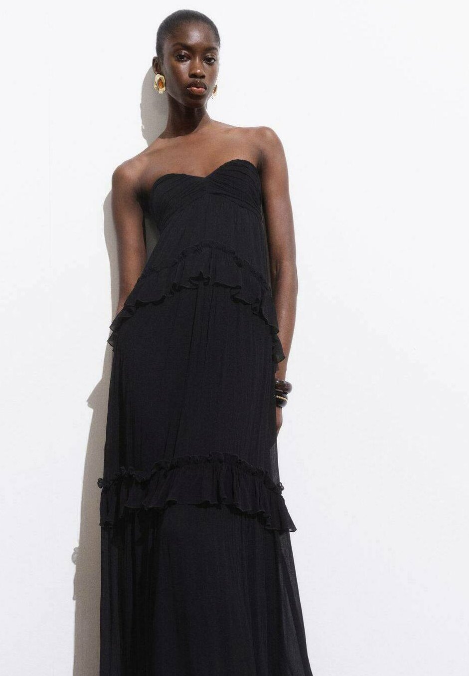 Платье макси STRAPLESS Mango, черный
Платье макси STRAPLESS Mango, черный