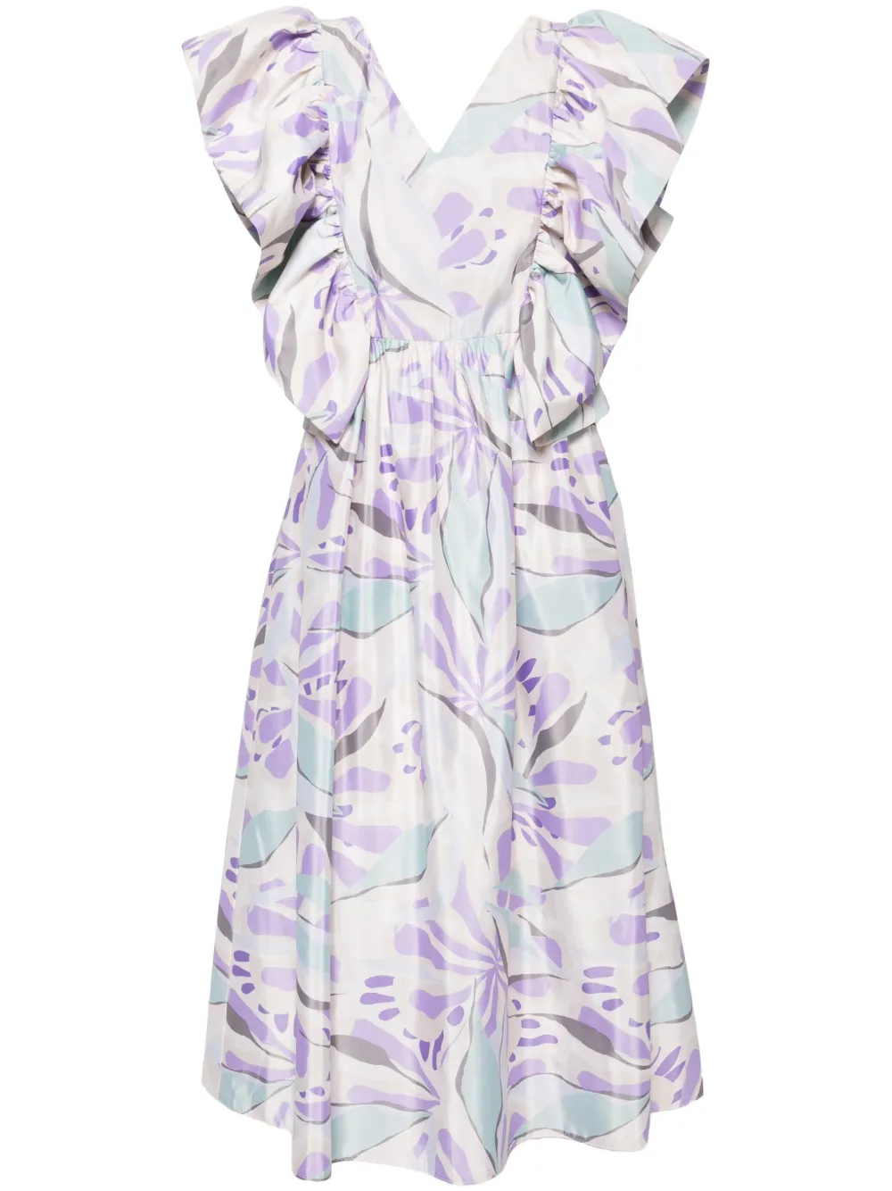 Платье миди с оборками Saiid Kobeisy, нейтральный
Платье миди с оборками Saiid Kobeisy, нейтральный