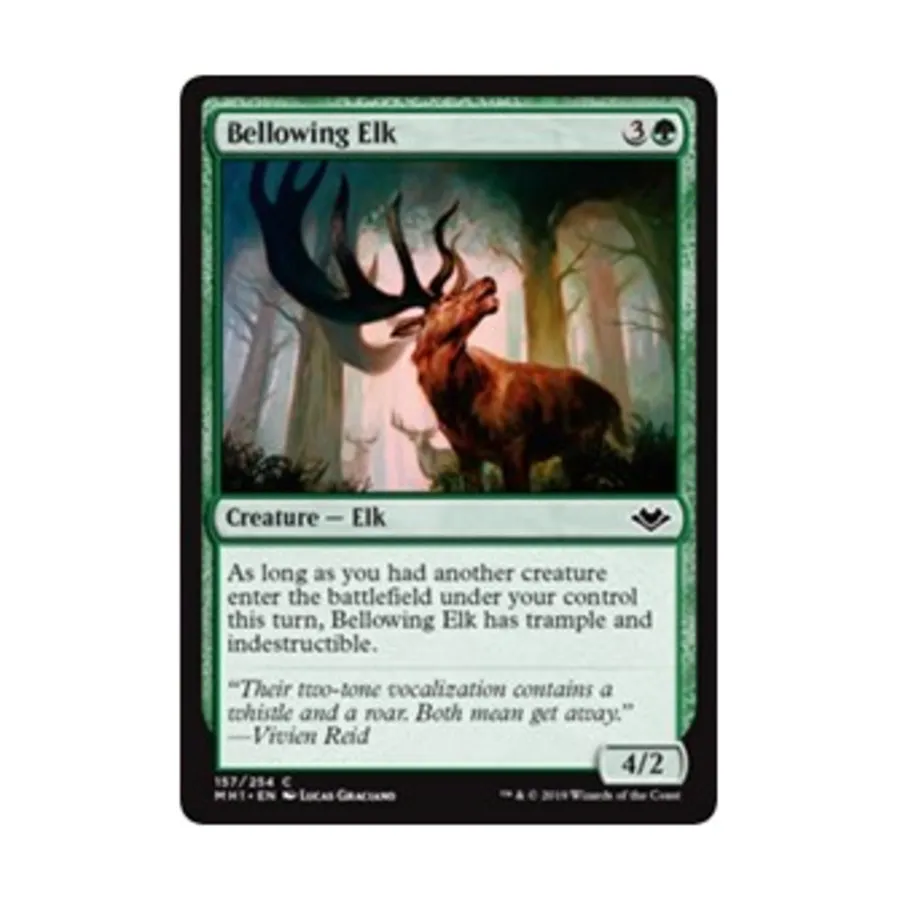 CCG Ревущий лось (C), MTG - Modern Horizons
CCG Ревущий лось (C), MTG - Modern Horizons