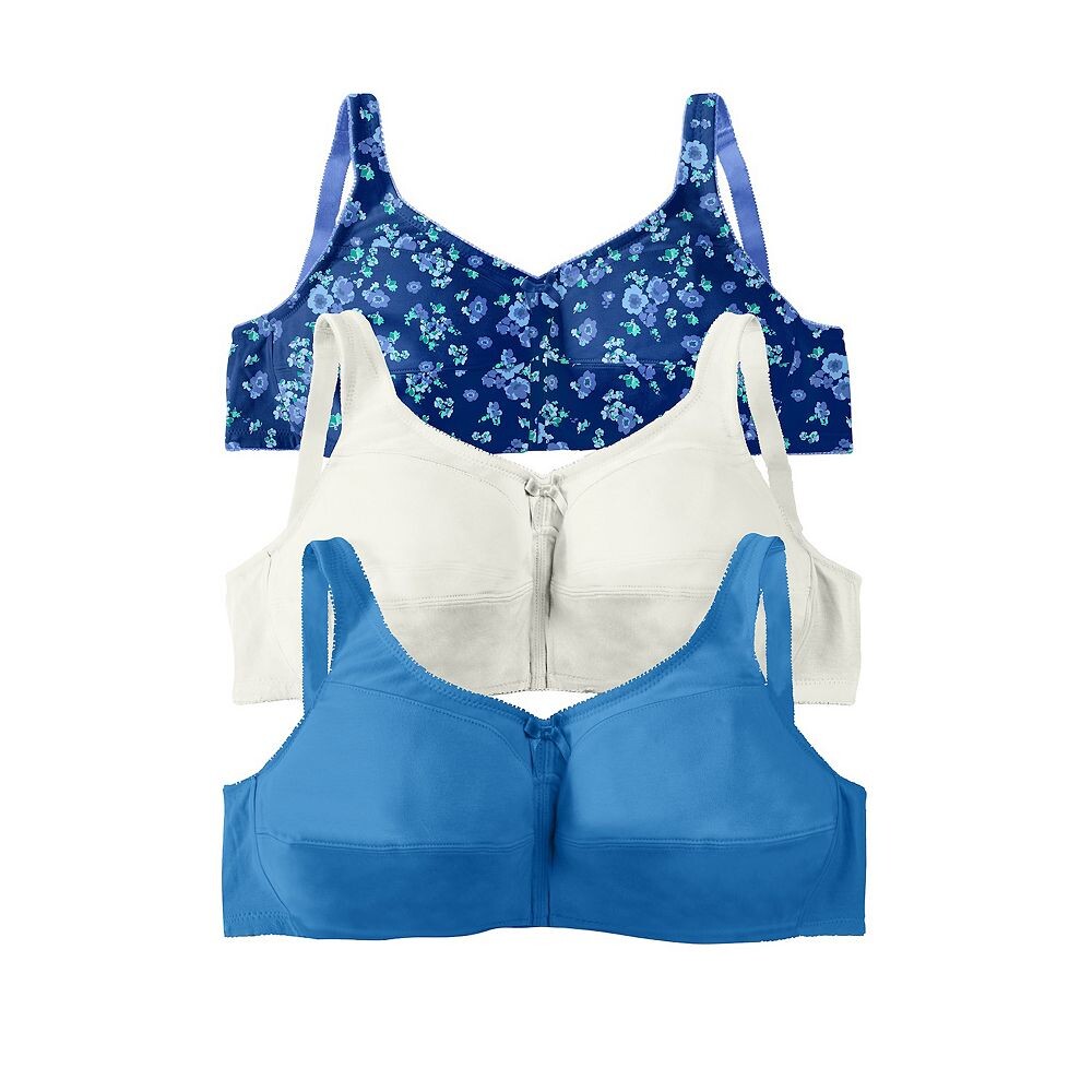 Женский хлопковый бюстгальтер без косточек Comfort Choice из трех пар больших размеров, цвет Evening Blue
Женский хлопковый бюстгальтер без косточек Comfort Choice из трех пар больших размеров, цвет Evening Blue