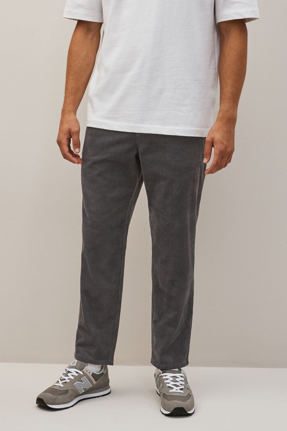 Вельветовые брюки свободного кроя Next, серый
Вельветовые брюки свободного кроя Next, серый