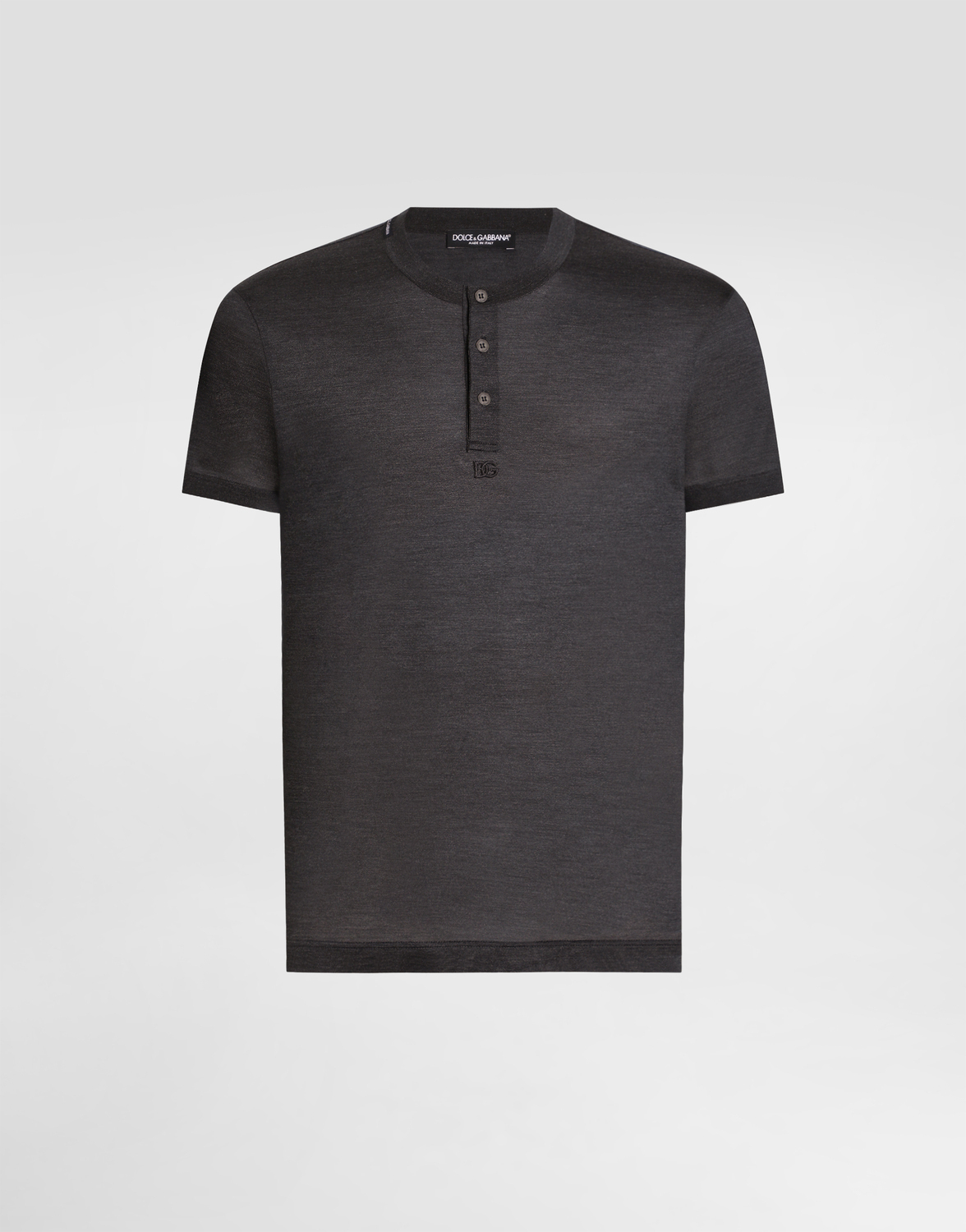 Футболка serafino из шелка с вышивкой Dolce & Gabbana, серый
Футболка serafino из шелка с вышивкой Dolce & Gabbana, серый