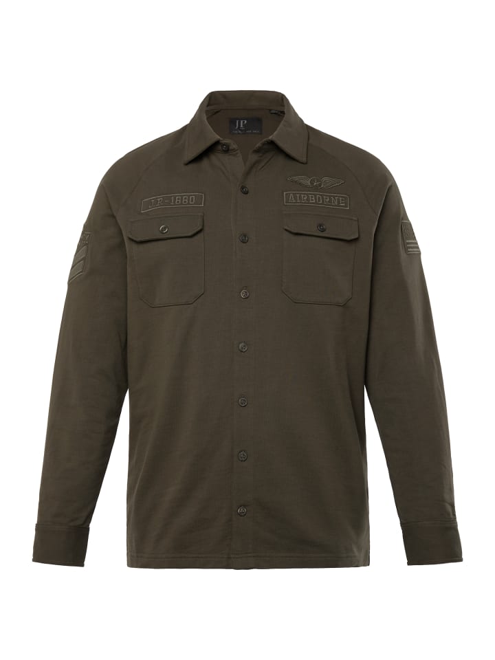Рубашка JP1880, цвет dunkles olive
Рубашка JP1880, цвет dunkles olive