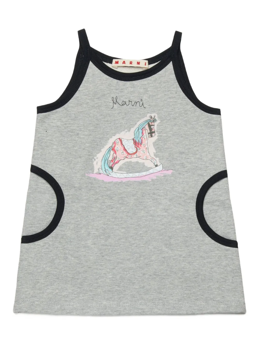 Платье с графичным принтом Marni Kids, серый
Платье с графичным принтом Marni Kids, серый