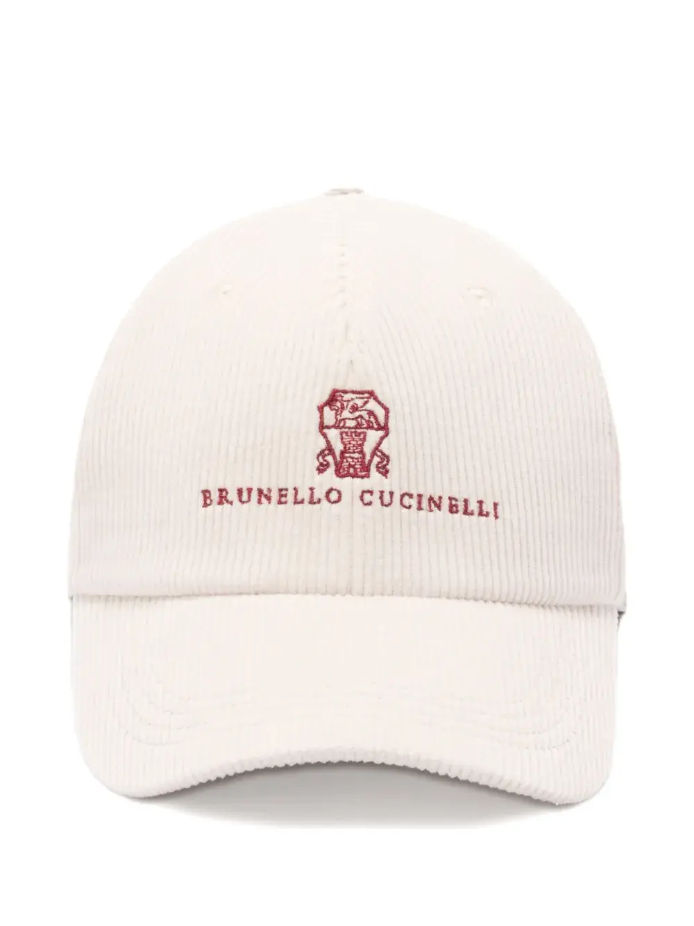 Вельветовая бейсболка с вышитым логотипом Brunello Cucinelli, нейтральный
Вельветовая бейсболка с вышитым логотипом Brunello Cucinelli, нейтральный