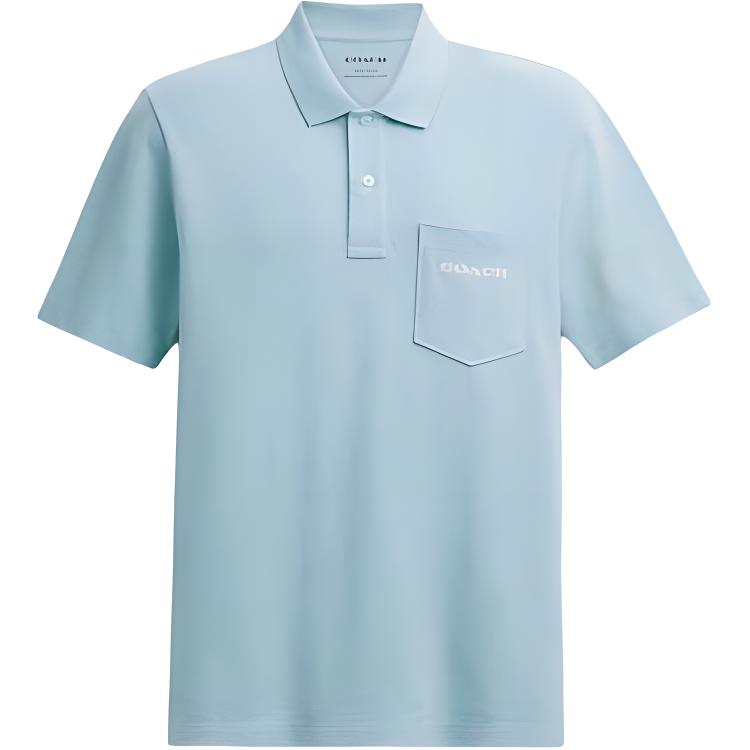COACH SS25 Поло мужская misty blue
COACH SS25 Поло мужская misty blue