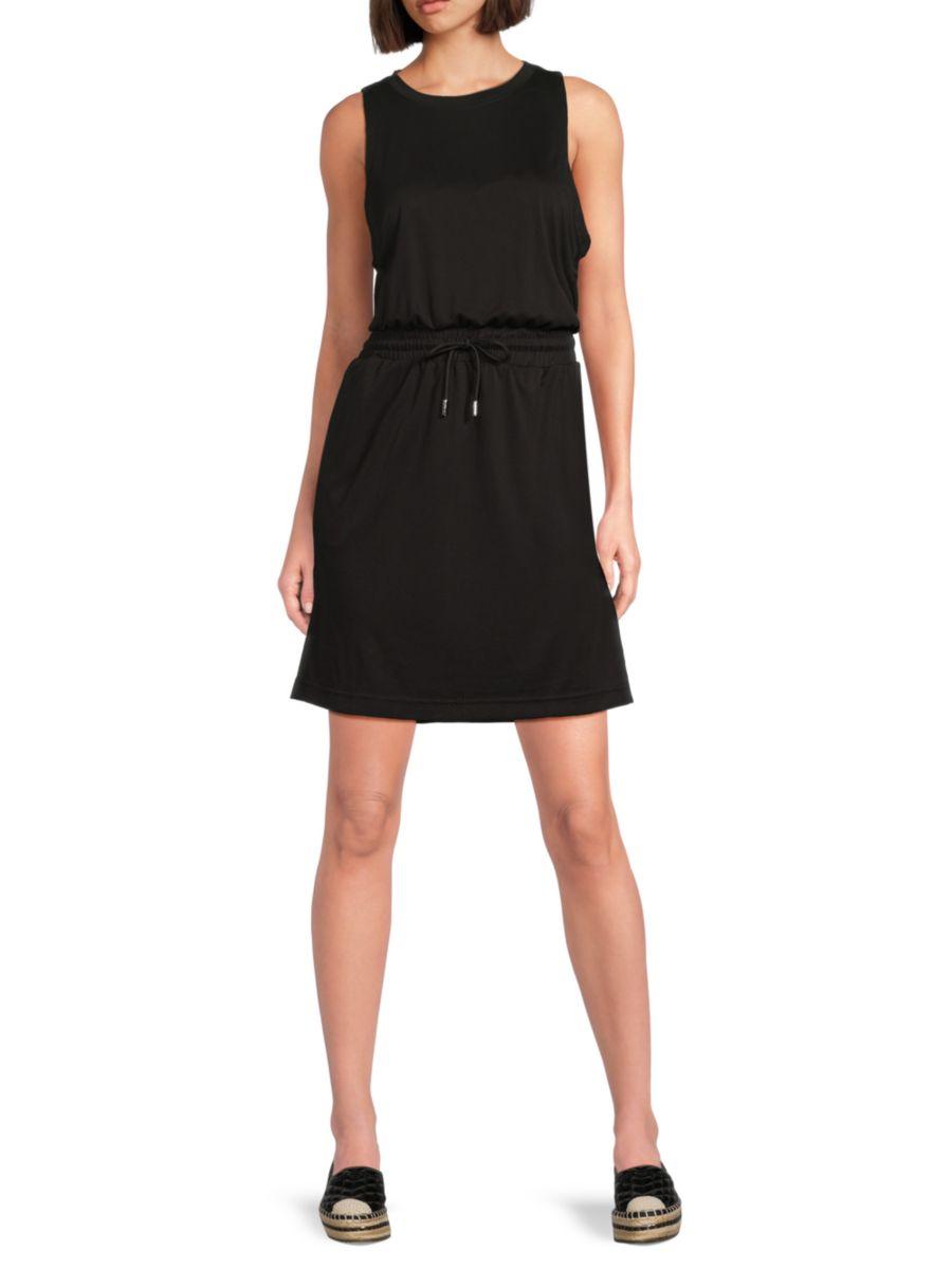 Платье без рукавов с завязкой на талии DKNY, черный
Платье без рукавов с завязкой на талии DKNY, черный