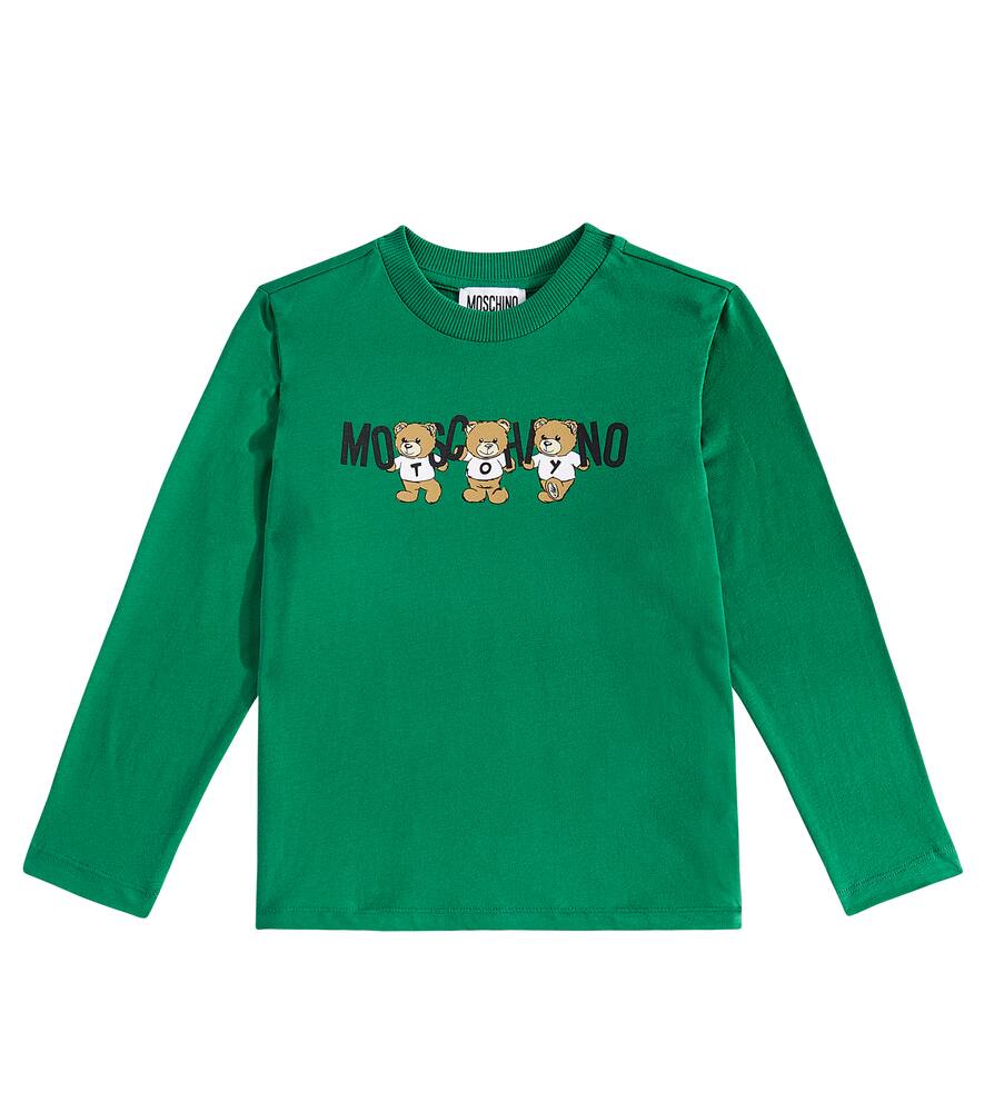 Топ из хлопкового джерси с мишкой Moschino Kids, Forest Green
Топ из хлопкового джерси с мишкой Moschino Kids, Forest Green