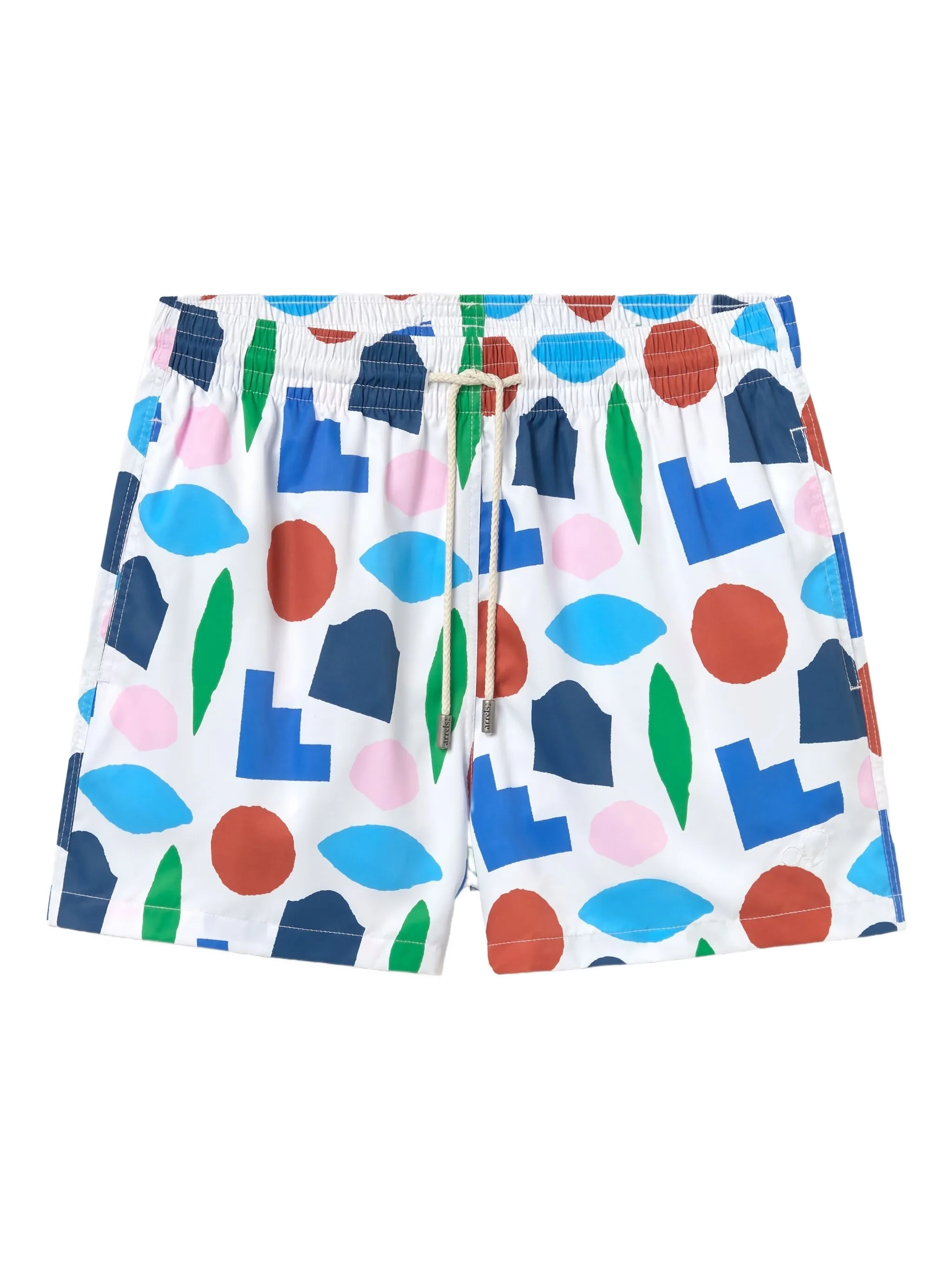 Плавки-шорты с геометричным принтом Arrels Barcelona, белый
Плавки-шорты с геометричным принтом Arrels Barcelona, белый