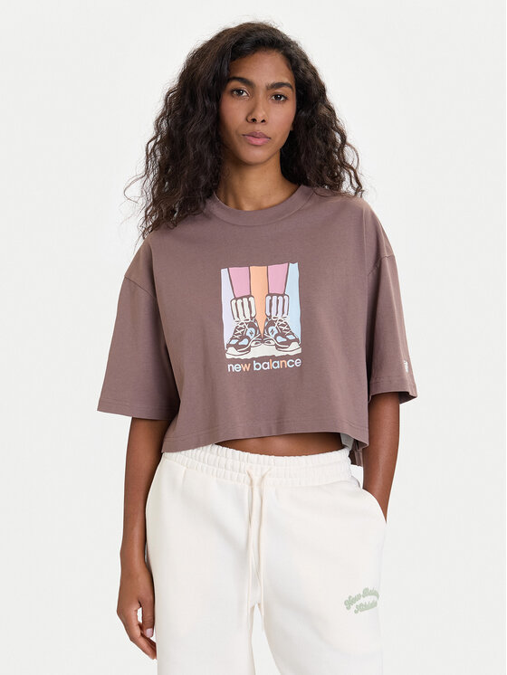 Футболка regular fit WT53904 New Balance, коричневый
Футболка regular fit WT53904 New Balance, коричневый