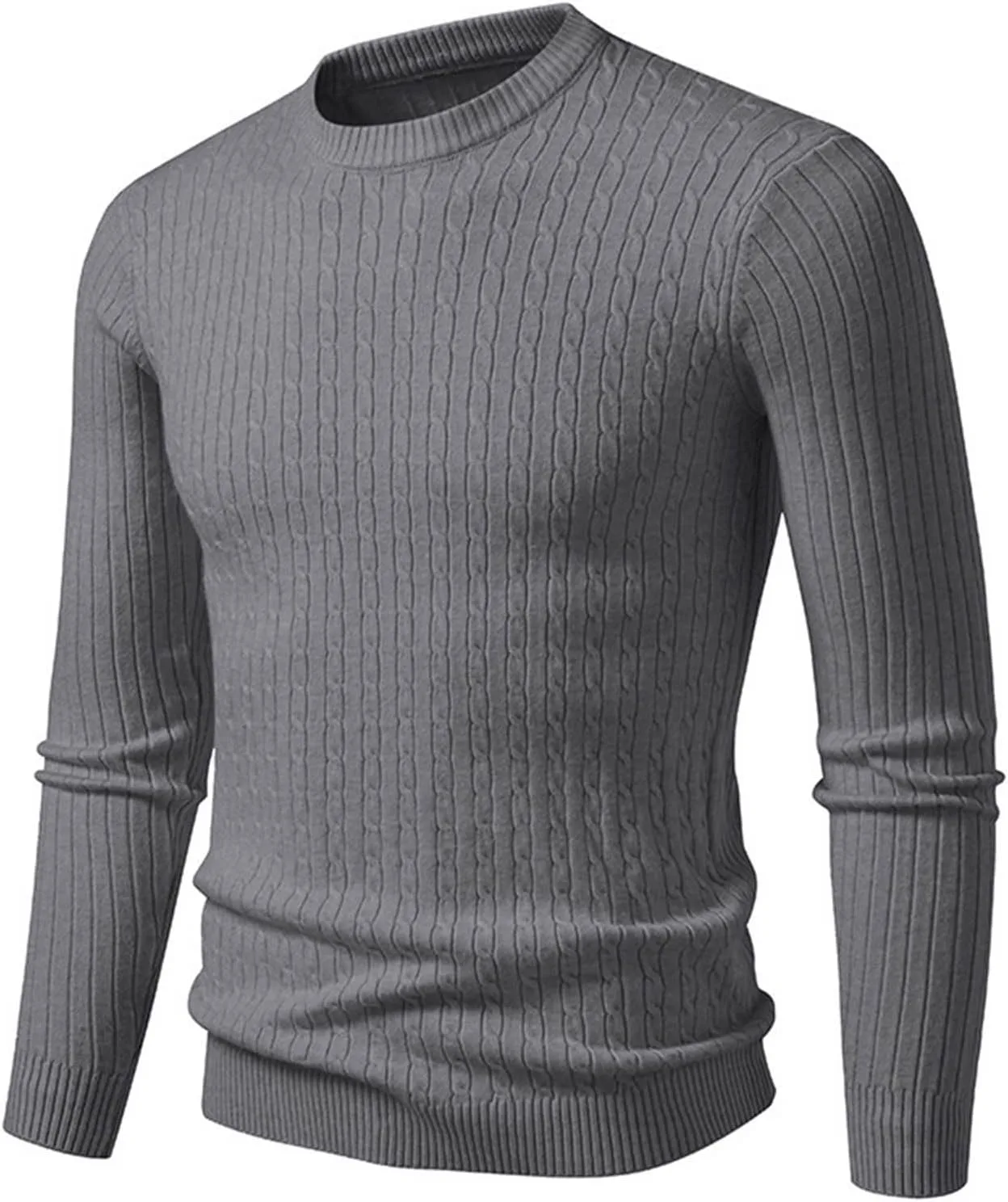 Свитер мужской вязаный с узором косы, Slim Fit, длинный рукав Mrmaere
Свитер мужской вязаный с узором косы, Slim Fit, длинный рукав Mrmaere